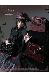 Tale Bringer The Sanguivorous Clan Matte PU and Patent PU Bag(Reservation/2 Colours/Full Payment Without Shipping)